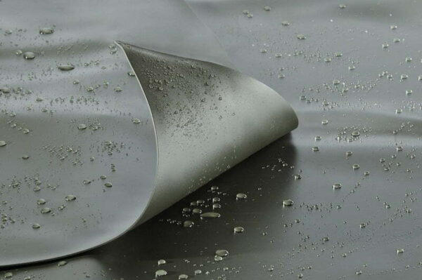 Telo verde oliva in PVC di spessore 1,5 mm