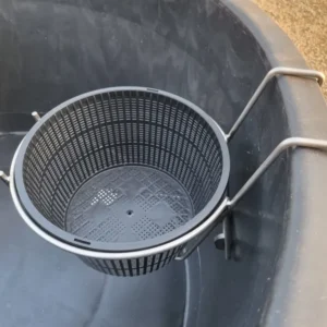 Portavaso per cesti diam 22 in acciaio INOX - NO ruggine